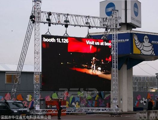 2.5-10mm Pixel Pitch angepasste Outdoor-LED-Videowände langlebige Hochleistung ODM