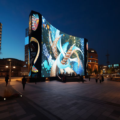 OEM / ODM Großes LED-Display Board P4 LED-Werbeanzeigungsbildschirm