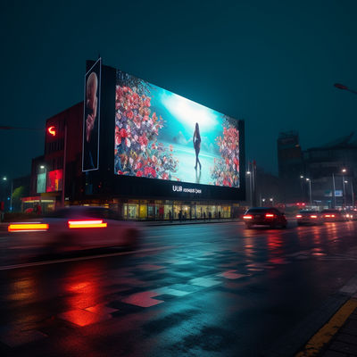 Custom P6 Außenwasserdichtes LED-Display mit breitem Blickwinkel ROHS