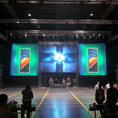 Konzert Indoor Bühne LED-Bildschirm Vermietung HDMI / DVI / VGA-Eingänge