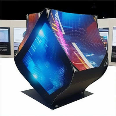 Flexible transparente LED-Wandbildschirm 5500nit-8500nit Einzelhandel LED-Bildschirm