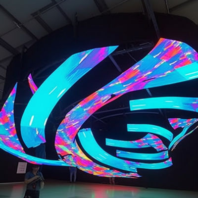 Ultra dünne, flexible LED-Bildschirm mit hohem Kontrast Einfach zu installieren