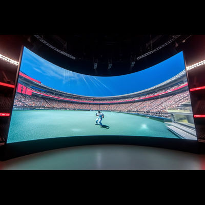 P4.81 / P5 / P6 Flexible LED-Panel Videobildschirm hohe Helligkeit