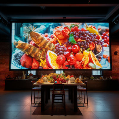 LED-Display-Technologie Hochhelligkeit Innenraum Fest-LED-Display mit 800nits Helligkeit und AC 110-240V Stromversorgung