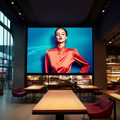 320*160mm Indoor LED Display mit 1/64S Scan Rate und Druckguss Aluminium Schrank