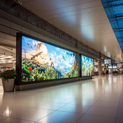 320*160mm Indoor LED Display mit 1/64S Scan Rate und Druckguss Aluminium Schrank