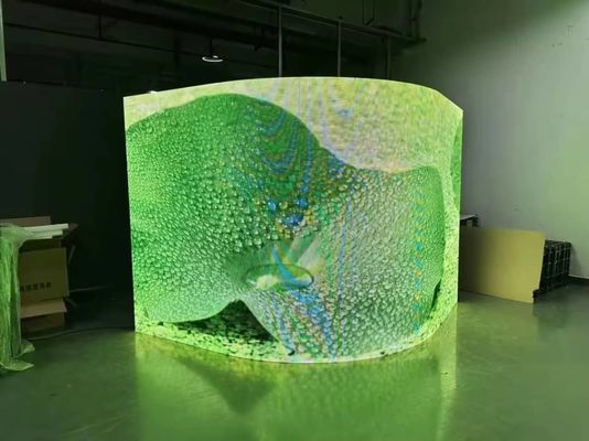 Kurve LED-Display angepasste Bildschirmgröße für extreme Temperaturen