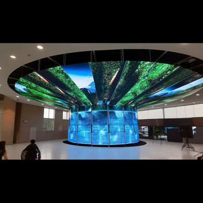 Vollfarbige Modulgröße P3/P3.91/P4/P4.81/P5/P6 Indoor Flexible LED-Bildschirm mit hohem Kontrast und Helligkeit