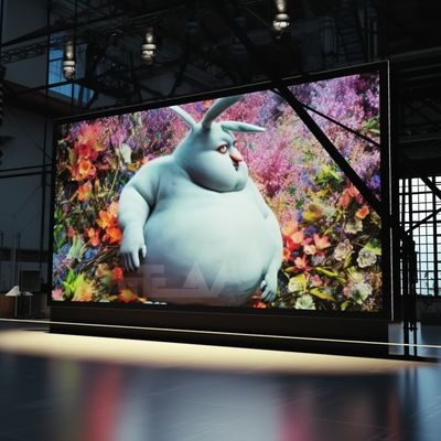 Innenräumliche LED-Display-Bildschirm P2.976 500*500*85mm Schrank Digitale Werbung