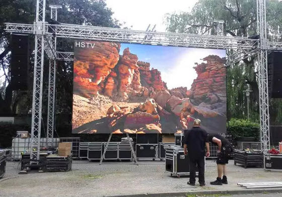 Leichtgewicht Vermietung LED-Bildschirme mit 2,976 mm Pixel und HUB75 Modul Port