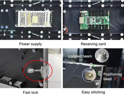 Vollfarbige LED-Anzeige für den Außenbereich P4.81 mit Aluminium-Die Case mit CE-Zertifizierung