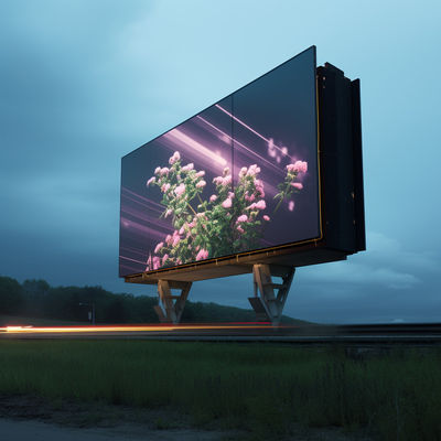 Anpassbares LED-Display mit geringem Stromverbrauch und weitem Blickwinkel
