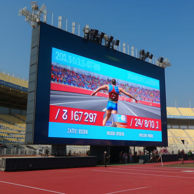 160° Blickwinkel Stadium LED-Bildschirm mit 5000 1 Kontrastverhältnis 6500nits Helligkeit