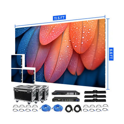 Outdoor-LED-Bildschirme mit hohem Kontrast mit P4.81 SMD2020 Pixelkonfiguration