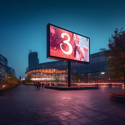 P4.81 Außenwasserdichtes LED-Displayboard, Bright View 140/120 Wasserdichtes LED-Bildschirm