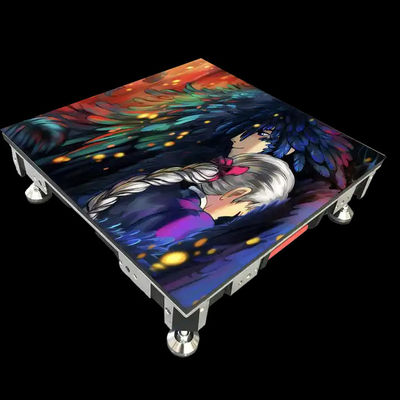 Interaktive digitale RGB-Fliesenwand für Tanz Spiele Video Bühne Tanzboden Stand Led Wandplatten Bildschirm Touch Display