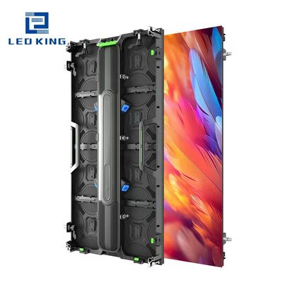 Hochleistungs-Outdoor-Miet-LED-Videowand P2.604 mit IP65 Wasserdichtigkeit und 3840Hz Bildwiederholrate