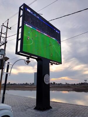 Außen-LED-Display-Bildschirm P6 Pixel Pitch IP65 wasserdichte digitale Beschilderung mit 4500-5500cd/m2 Helligkeit