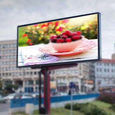 Außen-LED-Display-Bildschirm P6 Pixel Pitch IP65 wasserdichte digitale Beschilderung mit 4500-5500cd/m2 Helligkeit