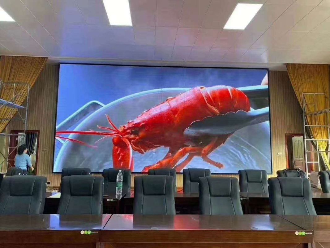 Leistungsstarke Innenraum-Full-Colour-LED-Bildschirm Anzeige Miete P1.86 Pixel Pitch