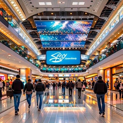 Vollfarbige digitale LED-Innenanzeige mit Deckenbildschirm P2
