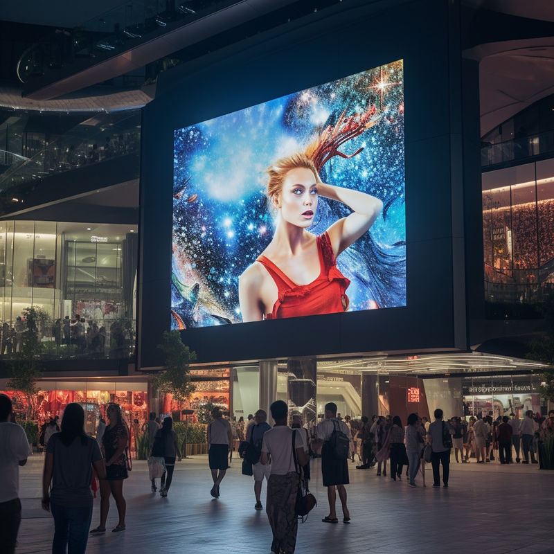 ODM Outdoor LED Werbebildschirm Wetterfest P3 Einkaufszentrum LED-Display
