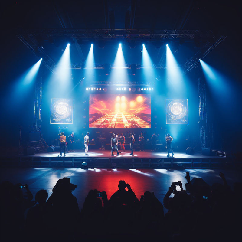 Innenraum P3.91 LED-Display 5500-8500nit LED-Videowandbildschirm zur Bühnenmiete