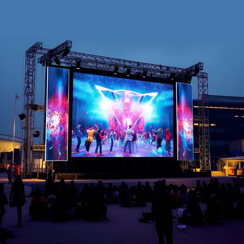 Outdoor-LED-Videowandvermietung für kommerzielle Zwecke