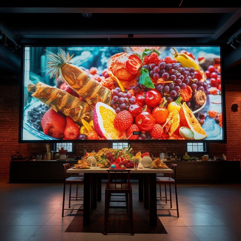 2.976 Pixel Pitch Indoor LED-Display-Bildschirm mit Aluminiumkabinett und 100000 Lebensdauer
