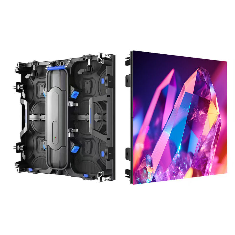 500x500mm Outdoor P4.81 LED Videowand mit IP65 Wasserdichtheit und 3840-7680Hz Auffrischungsrate für Vermietung