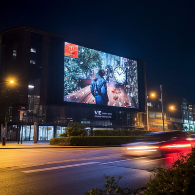 3 mm Outdoor LED Werbebildschirm Wandmontiert Hohe Helligkeit