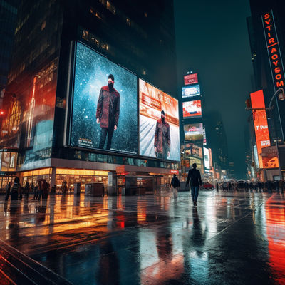 Feste Farb-LED-Anzeige für Außenwerbung 4 mm Pixel Pitch