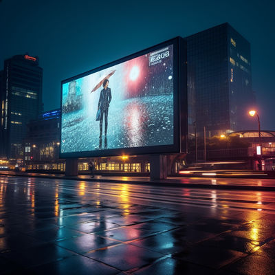 Flexible P8 Außenwasserdichte LED-Anzeige undurchdringlich