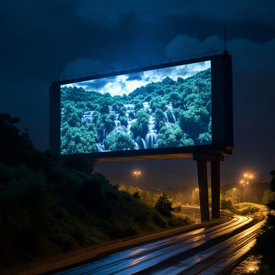 Digitale Werbeplattform mit LED-Leichtplatte 2,5 mm - 10 mm LED-Außenplattform