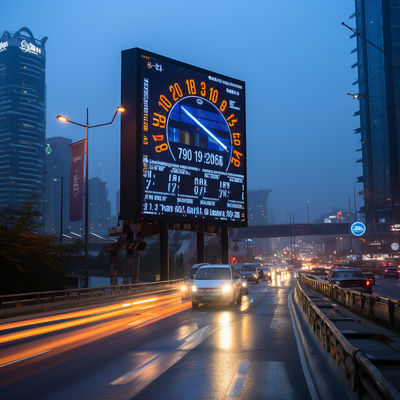 Leistungsstarke LED-Werbeanzeigen für den Außenbereich Billboard IP65 Helligkeit ≥7000 cd/m2