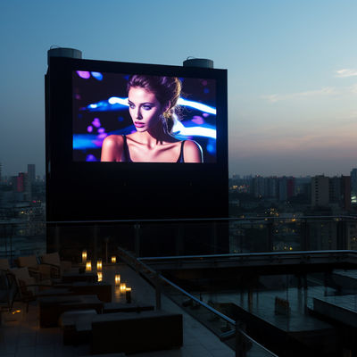 P4 Outdoor LED Digital Billboard 3840Hz Auffrischungsrate angepasst