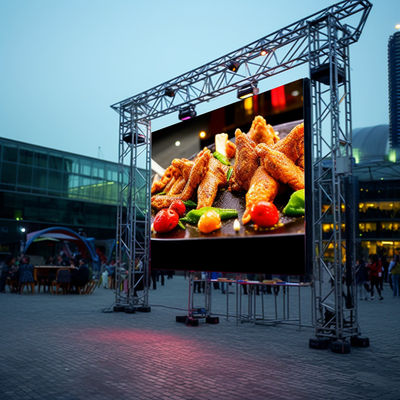 Massive Display 3840x2160 Auflösung LED-Bildschirm Miete mit 160° Blickwinkel